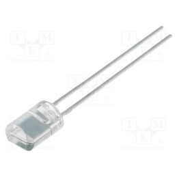 1 pcs x ams OSRAM - SFH 206 K - PIN IR photodiode, 5mm, THT, 850nm, 400÷1100nm, 60°, 2nA, flat