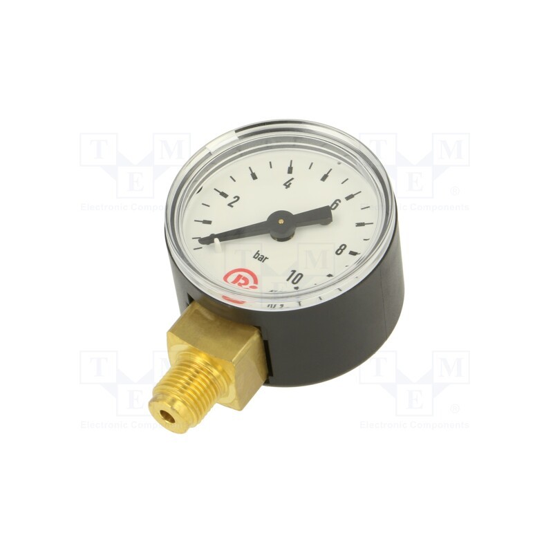1 pcs x PNEUMAT-110.35-K - Manometer, 0÷10bar, 40mm, non-aggressive liquids,inert gases