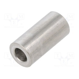 5 pcs x DREMEC - 3410/5,3X20 - Spacer sleeve, 20mm, cylindrical, stainless steel, Out.diam: 10mm