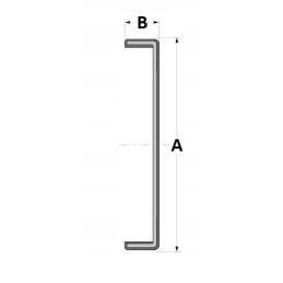 Metal-rubber cover cap 65x10 mm