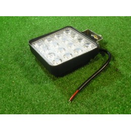Work lamp 16 LED 12v 24v square halogen lamp
