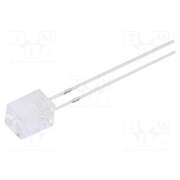 1 pcs x OPTOSUPPLY - OSO5PA7NE1B-12V - LED, rectangular, 5x5x7mm, orange, 500÷750mcd, 140°, Front: flat