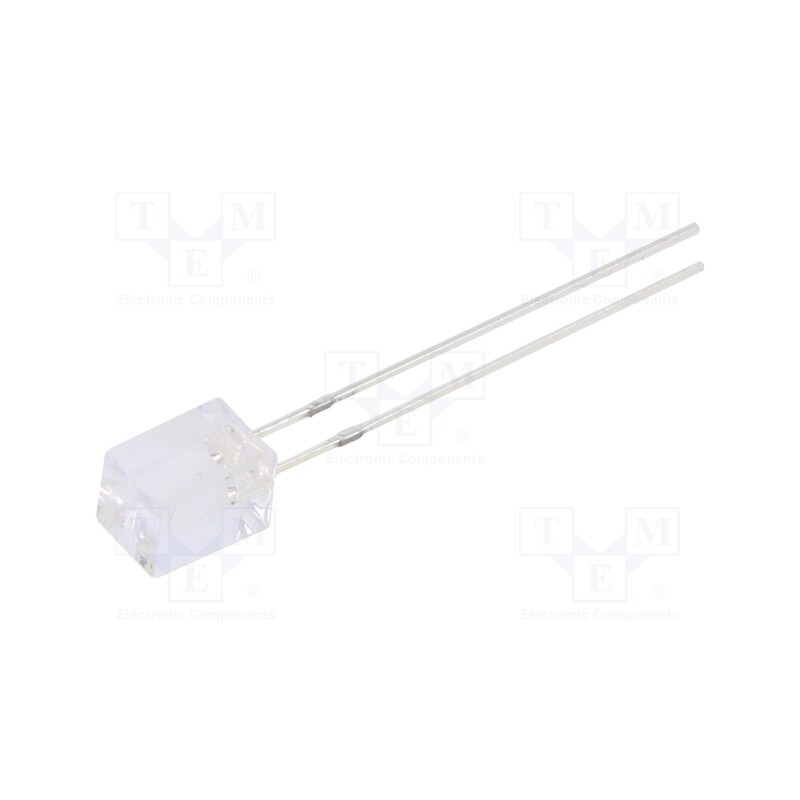 1 pcs x OPTOSUPPLY - OSO5PA7NE1B-12V - LED, rectangular, 5x5x7mm, orange, 500÷750mcd, 140°, Front: flat