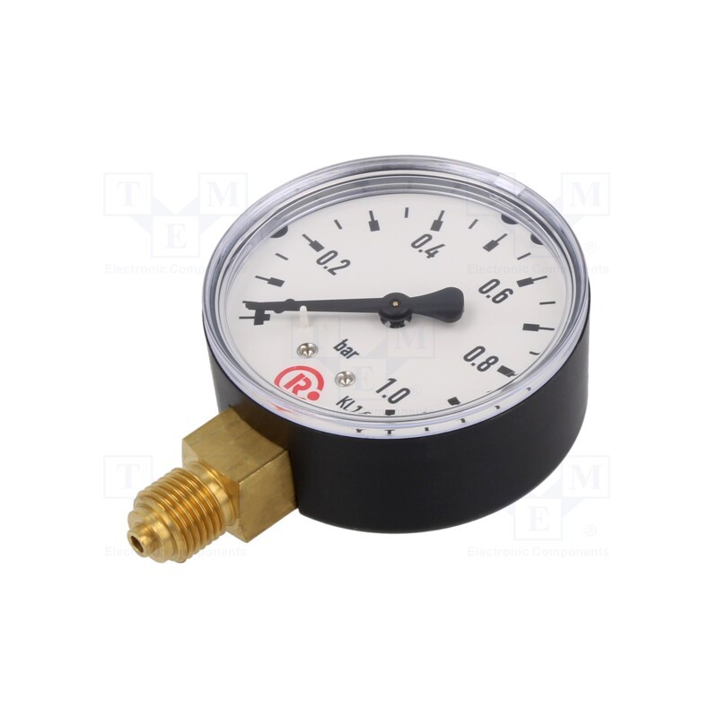 1 pcs x PNEUMAT-112-K - Manometer, 0÷1bar, 63mm, non-aggressive liquids,inert gases