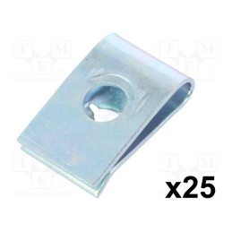 1 pcg x ROMIX - 16035 - Speed nut, 25pcs, Audi,BMW,Ford,Seat,VW,Škoda, Øhole: 3.6mm
