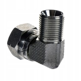 Hydraulic adjustable elbow, thread 3 8 bsp