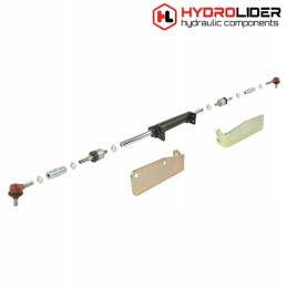 Power steering cylinder 2x125 set c 385 hydrolider