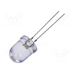 1 pcs x OPTOSUPPLY - OSG5DAA131A - LED, 10mm, green, 18000÷21000mcd, 30°, Front: convex, 2.9÷3.6V