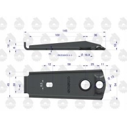 A lever that turns off the drive of a C 360 Ursus tractor