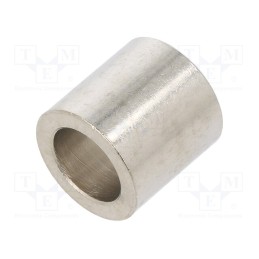 5 pcs x DREMEC - 3116/10,5X16 - Spacer sleeve, 16mm, cylindrical, brass, nickel, Out.diam: 16mm