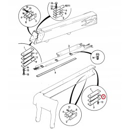 Metal slide washer for JCB 294 00453 loader