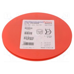 250 pcs x HELLERMANNTYTON - 515-03034 - Markers, Marking: C, 4÷9mm, PVC, yellow, -65÷105°C, leaded, HGDC4-9