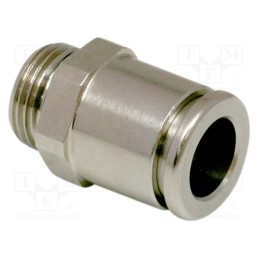 1 pcs x SCHMALZ-STV-GE-G3/8-AG-12 - Straight push-in fitting, G3/8-AG, -20÷80°C, 12mm, STV-GE