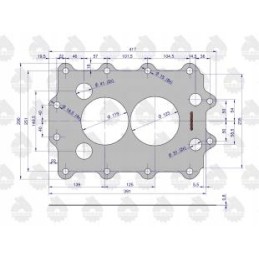 Gearbox seal c 360 zetor orig ursus