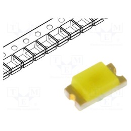 1 pcs x BROADCOM (AVAGO) - HSMW-C191 - LED, SMD, 0603, white cold, 70÷200mcd, 140°