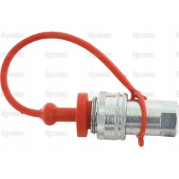 Red PVC plug 3 8 female coupling 5 pieces