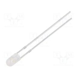 1 pcs x OPTOSUPPLY - OSM54L3E32B - LED, 3mm, white warm, 30°, Front: convex, 2.8÷3.6V, No.of term: 2