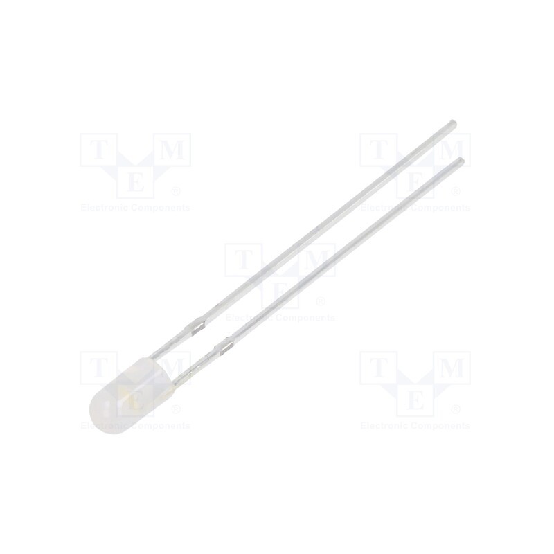 1 pcs x OPTOSUPPLY - OSM54L3E32B - LED, 3mm, white warm, 30°, Front: convex, 2.8÷3.6V, No.of term: 2