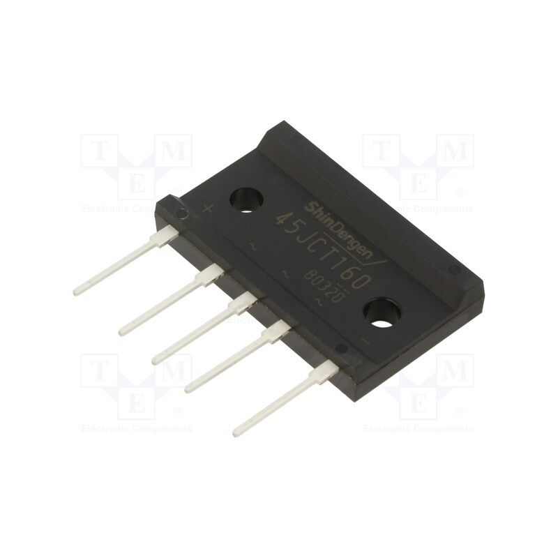 1 pcs x SHINDENGEN - D45JCT160V-7500 - Bridge rectifier: three-phase, Urmax: 1.6kV, If: 45A, Ifsm: 450A