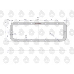 Lower reduction gear seal krazelite 0 8mm c 360 ory