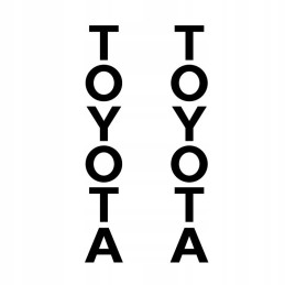 Stickers forklift Toyota vertical mast 30cm