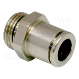 1 pcs x SCHMALZ-STV-GE-G1/2-AG-12 - Straight push-in fitting, G1/2-AG, -20÷80°C, 12mm, STV-GE
