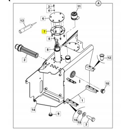 JCB 3CX hydraulic filter cover gasket