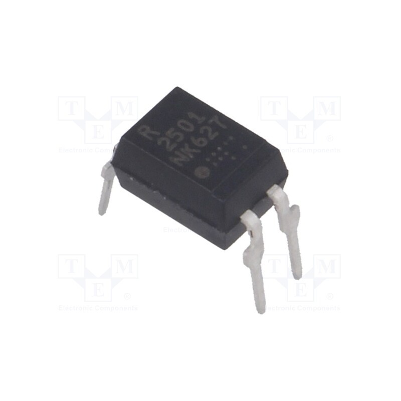 1 pcs x CEL (Renesas) - PS2501-1-A - Optocoupler, THT, Ch: 1, OUT: transistor, Uinsul: 5kV, Uce: 80V, DIP4