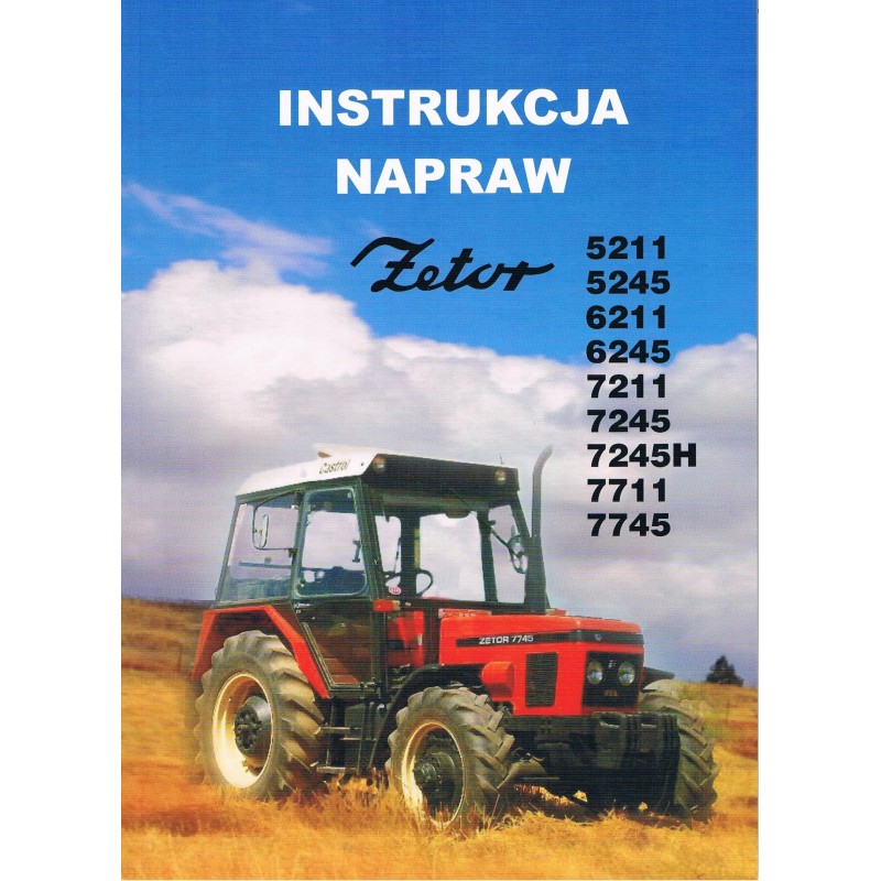 Zetor 5211 6211 7211 7745 7711 repair manual