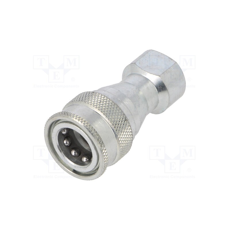1 pcs x PNEUMAT-246.04 OC - Quick connection coupling, max.280bar, G 1/2', double-sided