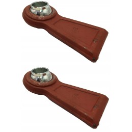 Lower pull rod head, 2 pieces for welding C360