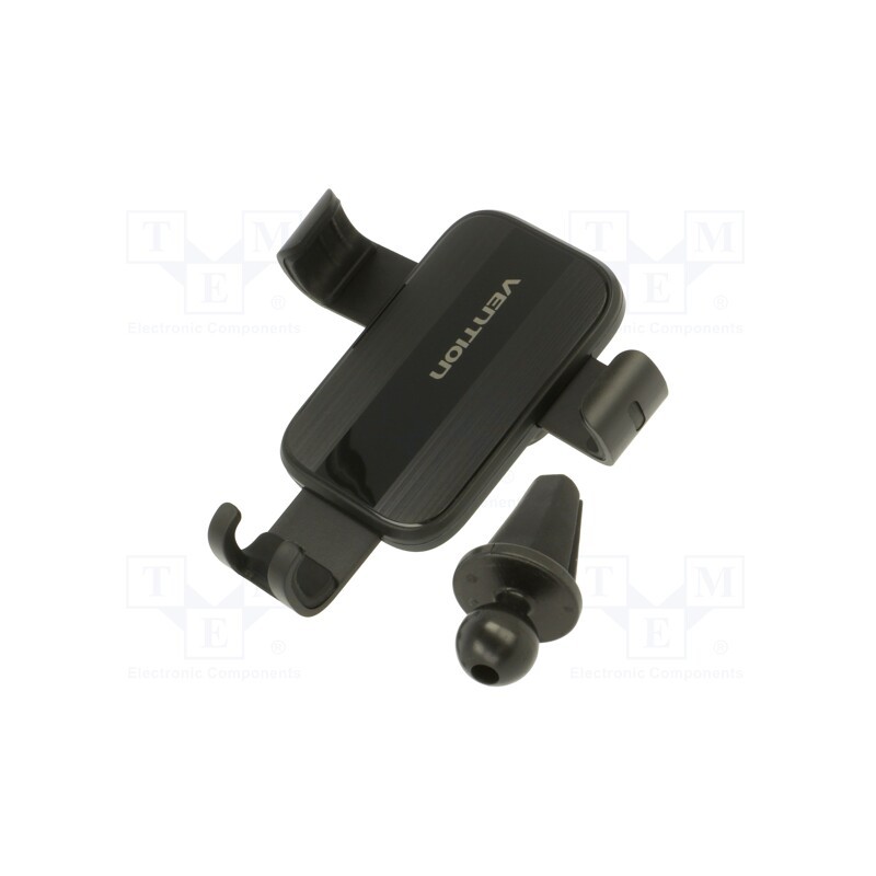 1 pcs x VENTION - KCTB0 - Car holder, black, air vent, 4.7÷7.2'
