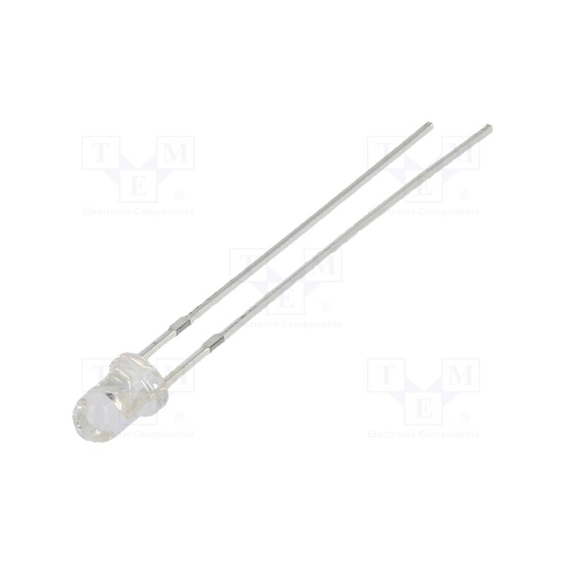1 pcs x OPTOSUPPLY - OSV3SL3131A - LED, UV, 30°, 20mA, P: 114mW, 380÷390nm, 3÷3.8VDC, THT