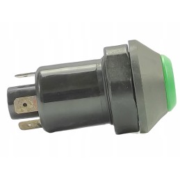 Green control switch, round, fast gear