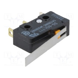 1 pcs x OMRON OCB - SS-5GL111 - Microswitch SNAP ACTION, 3A/250VAC, with lever, SPDT, ON-(ON)