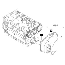Hatz L series, cover simmering 50129100