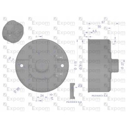 Rear cover of the starter r 11 r 10 expom kwidzyn