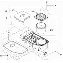 Wacker bts635 bts630 pre-filter 0213484
