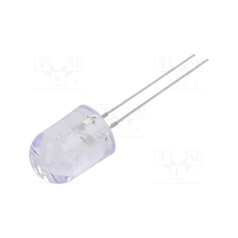1 pcs x OPTOSUPPLY - OSO5PAA131B - LED, 10mm, orange, 12000÷14400mcd, 30°, Front: convex, 1.8÷2.6V