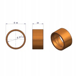 Pump drive sleeve bushing c 360 50519130