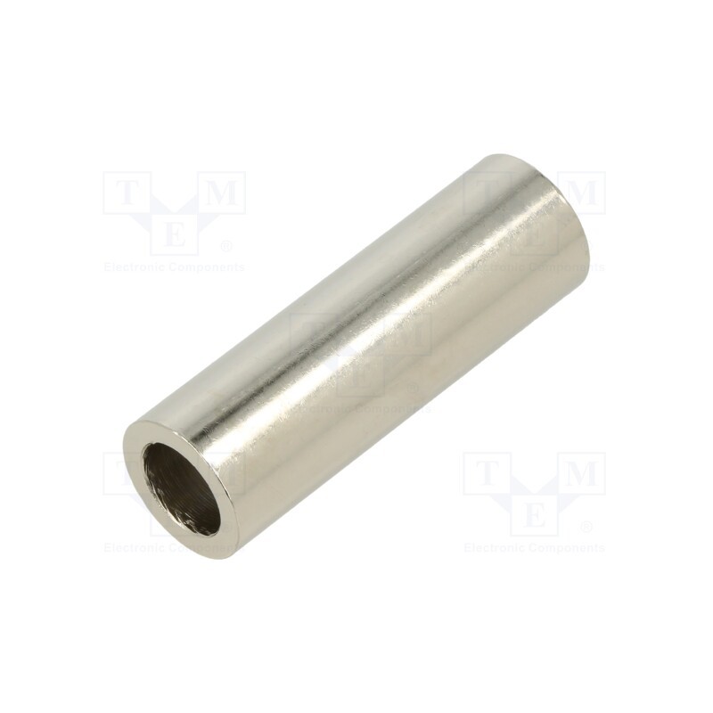 5 pcs x DREMEC - 3116/10,5X50 - Spacer sleeve, 50mm, cylindrical, brass, nickel, Out.diam: 16mm