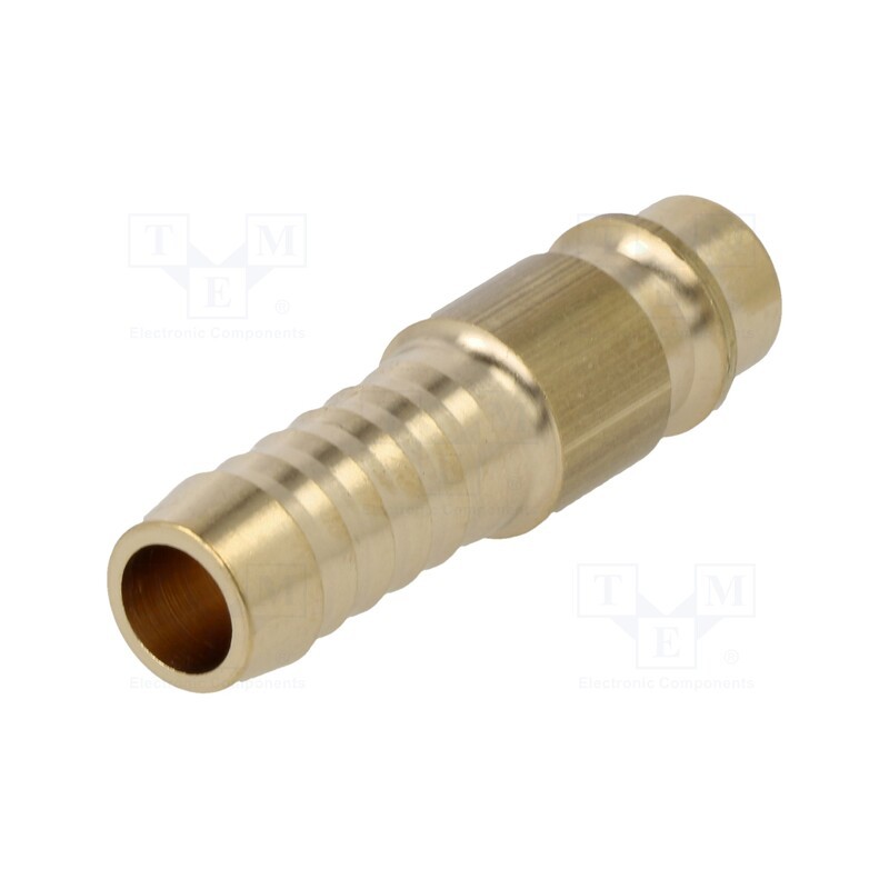 1 pcs x PNEUMAT-ES 9 S - Quick connection coupling, 0÷35bar, brass, 44mm, 1000l/min