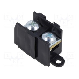 2 pcs x PAWBOL - E.4070 - Terminal block, screw terminal, 10mm2, 57A, ways: 1, terminals: 2