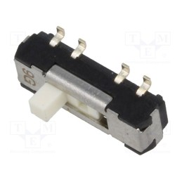 1 pcs x Nidec Copal Electronics - CL-SB-23B-01 - Switch: slide, Pos: 3, DP3T, 0.2A/12VDC, ON-ON-ON, SMT, -40÷85°C