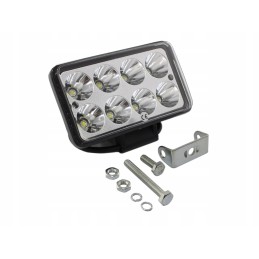Work lamp 12 24v rectangular, 8 diodes ax006