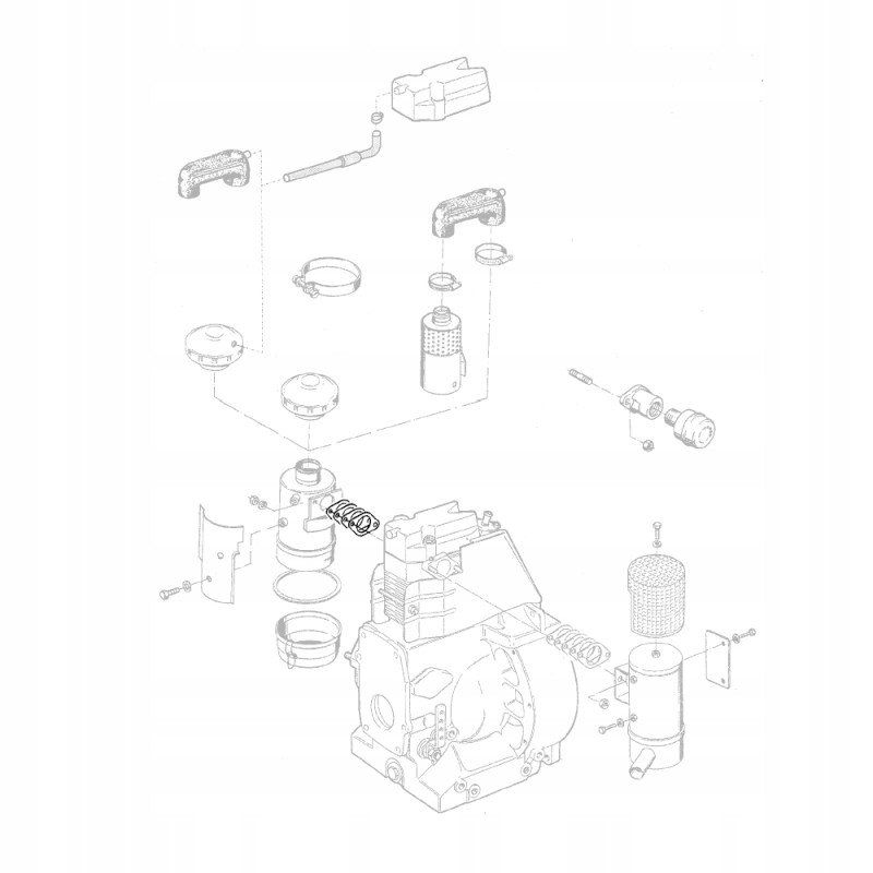 Hatz 01284600 set of e573 e673 filter gaskets
