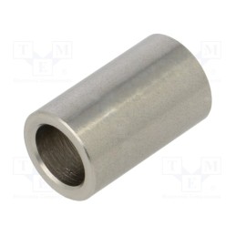 5 pcs x DREMEC - 3412/8,2X20 - Spacer sleeve, 20mm, cylindrical, stainless steel, Out.diam: 12mm