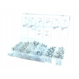 Set of self-drilling screws, self-tapping screws, 200 pcs