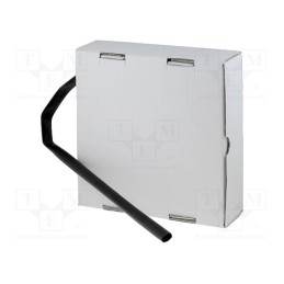 1 rol x CYG/KTG - CB-DWT(3X) 3.2 BOX - Heat shrink sleeve, glued, 3: 1, 3.2mm, black, polyolefine