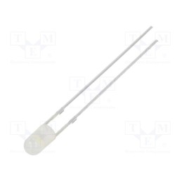 1 pcs x OPTOSUPPLY - OSW44L3E32B - LED, 3mm, white cold, 30°, Front: convex, 2.8÷3.6V, No.of term: 2
